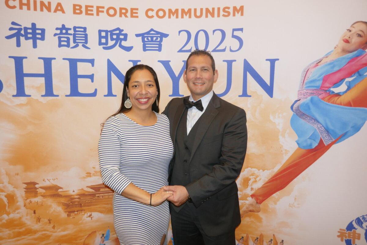 Grace and Ryan Maravilla enjoyed Shen Yun's matinee at the Center for the Performing Arts on Dec. 29, 2024. (Steve Ispas/The Epoch Times)