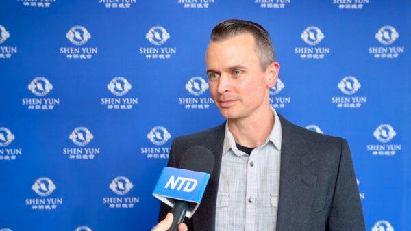 Norman Tiedemann enjoyed Shen Yun at the San Jose Center for the Performing Arts on Dec. 30, 2024. (NTD)