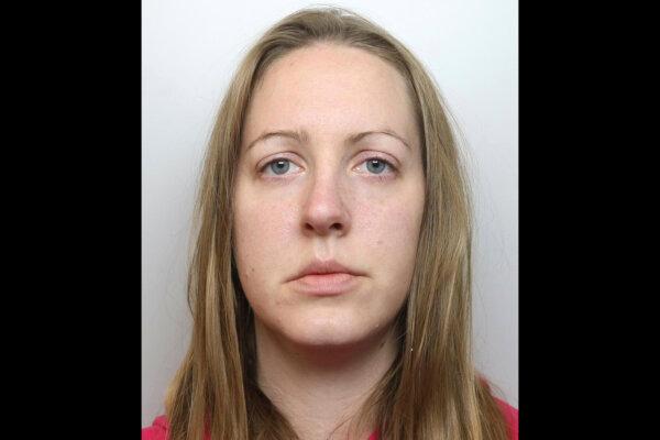 Undated handout issued by Cheshire Constabulary shows nurse Lucy Letby. (Cheshire Constabulary via AP)