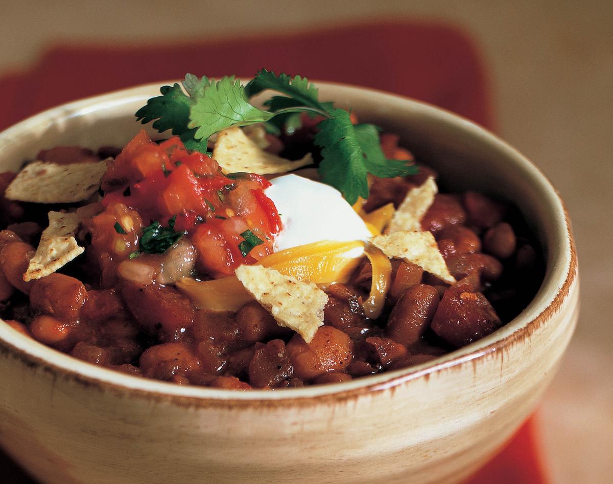 Vegetarian Bean Chili Is a Spicy Bowl of Comfort