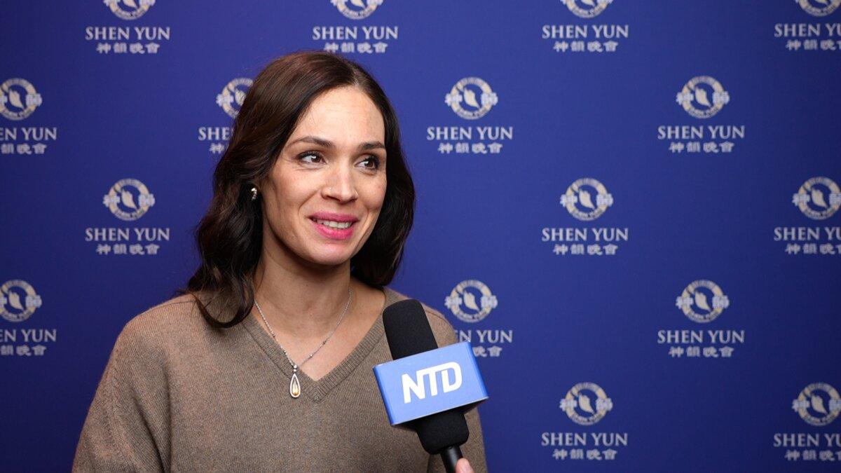 Orly Wolfson attended Shen Yun Performing Arts in London on January 8, 2025. (NTD)