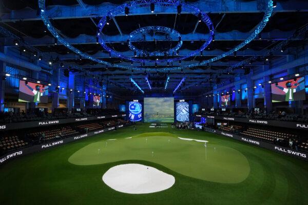 The SoFi Center is seen ahead of the inaugural match of the TGL golf league, between New York Golf Club and The Bay Golf Club, in Palm Beach Gardens, Fla., on Jan. 7, 2025. (Rebecca Blackwell/AP Photo)