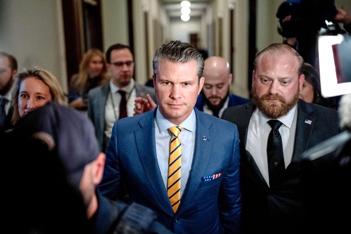 Focus Turns to Hegseth