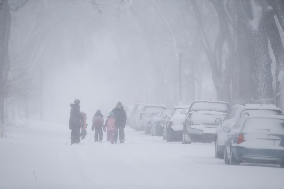 Extreme Cold, Blowing Snow Impacting Various Regions in Canada