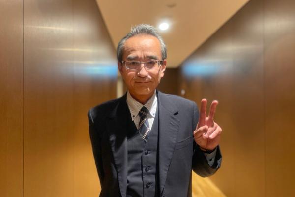 Terai Nobuo , a member of the Nagoya Chamber of Commerce & Industry and a senior banking executive, attended the Shen Yun Performing Arts at the Sakai Performing Arts Center in Sakai City on Jan. 11, 2025. (Jerry Yam/The Epoch Times)