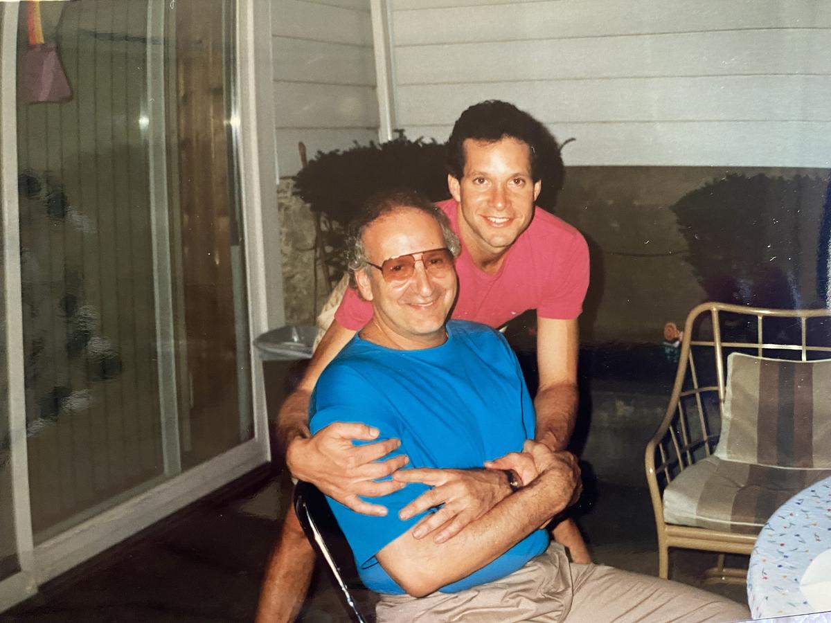 Steve Guttenberg with his father, Stanley. (Courtesy of Steve Guttenberg)