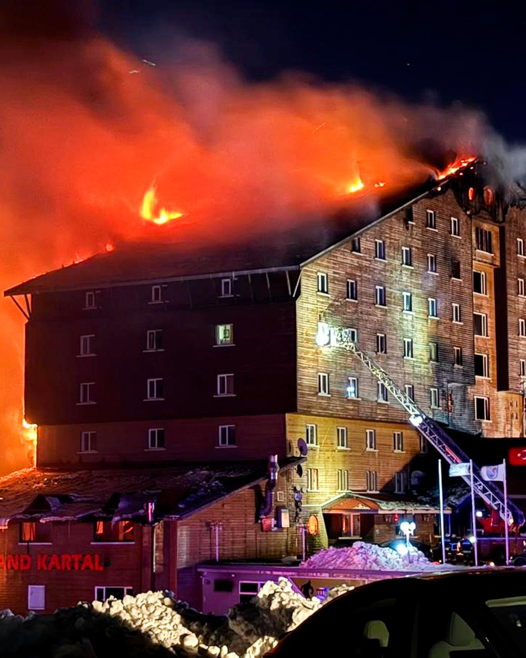 Day in Photos: Resort Fire in Turkey, Knife Attack in Israel, Earthquake in Taiwan