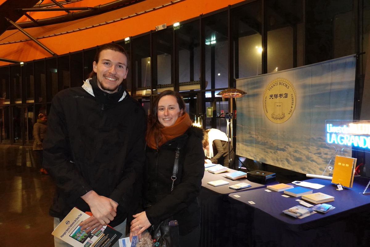 Laetitia and Yannick Kuhn enjoyed Shen Yun at the Zénith in Strasbourg, France, on Jan. 20, 2025. (The Epoch Times)