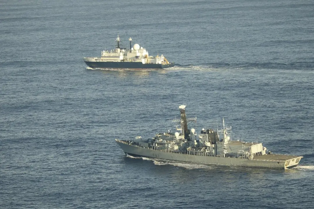 UK Says ‘Military Options Ready’ After Russian Ship Uses Lasers Against Air Force