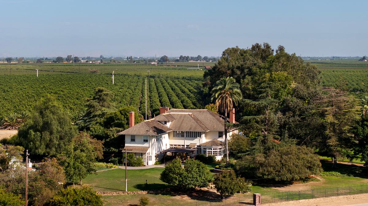 Mansion Owned by Sun-Maid Raisins Founder for Sale