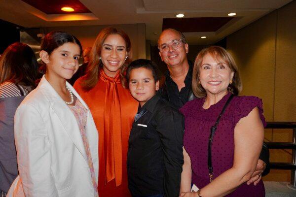 Anna Agosto (R) and her family enjoyed Shen Yun at the Centro de Bellas Artes Luis A Ferré in San Juan, Puerto Rico, on Feb. 7, 2025. (Sally Sun/The Epoch Times)