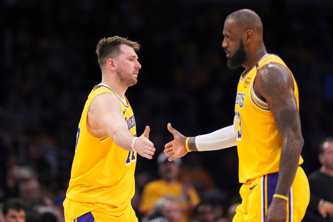 Luka Doncic Makes His Lakers Debut and Quickly Gets in the Flow With LeBron James