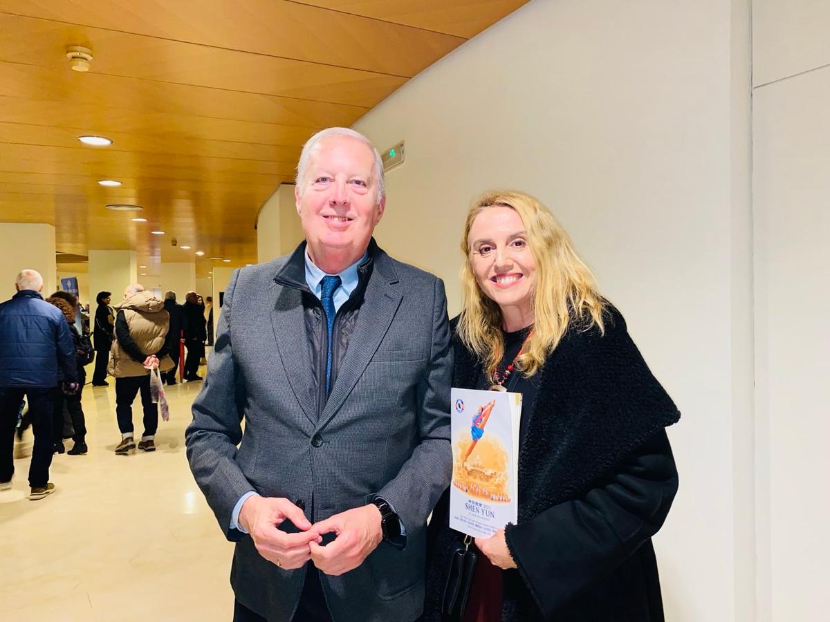 Antonio Martinez Pastor enjoyed Shen Yun at the Auditorio Víctor Villegas in Murcia, Spain, on March 2, 2025. (Haiying Wang/The Epoch Times)