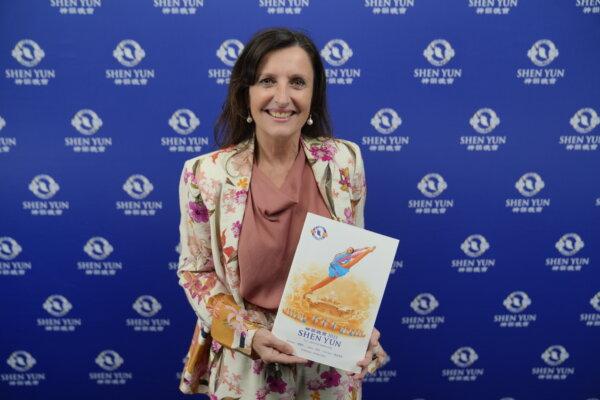 Madeleine Bridgett attends Shen Yun Performing Arts at the Capitol Theatre in Sydney, Australia, on March 7, 2025. (NTD)