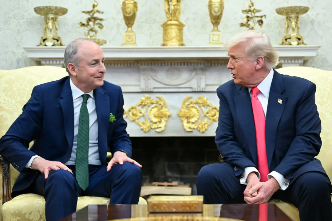 Trump Meets With Irish Prime Minister Micheal Martin