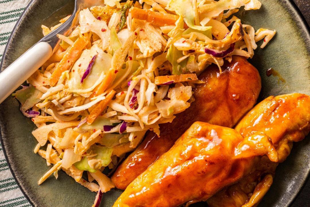 Korean Flavors Enliven This Simple Weeknight Dish of Spicy Chicken and Slaw