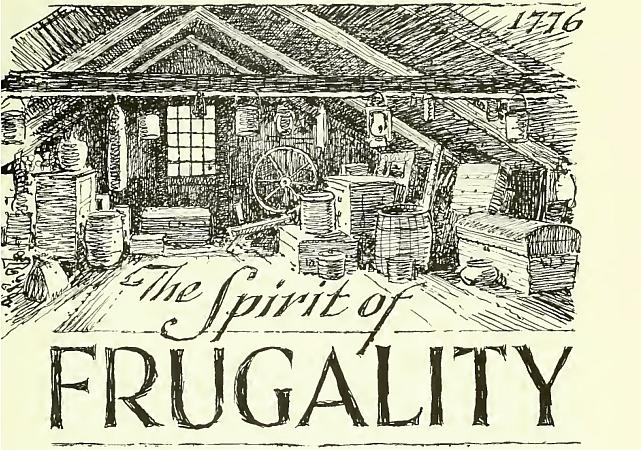 America and the Spirit of Frugality