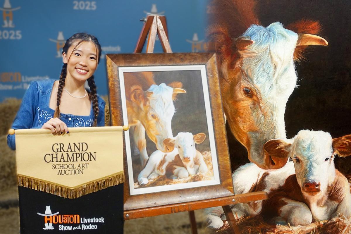 Texas High School Artist’s Entry for Rodeo Competition Wins Top Prize, Fetches $276,000 at Auction