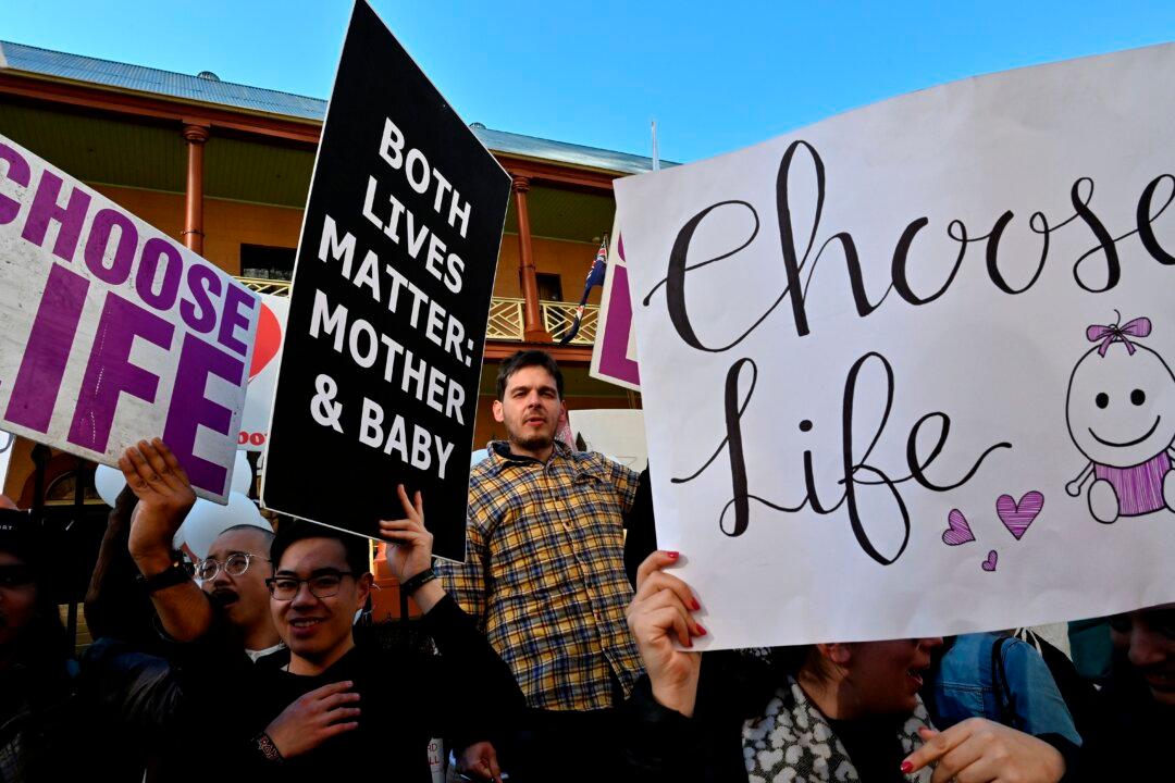 Hundreds Protest Against Move to Expand Abortion in Australia’s Most Populous State