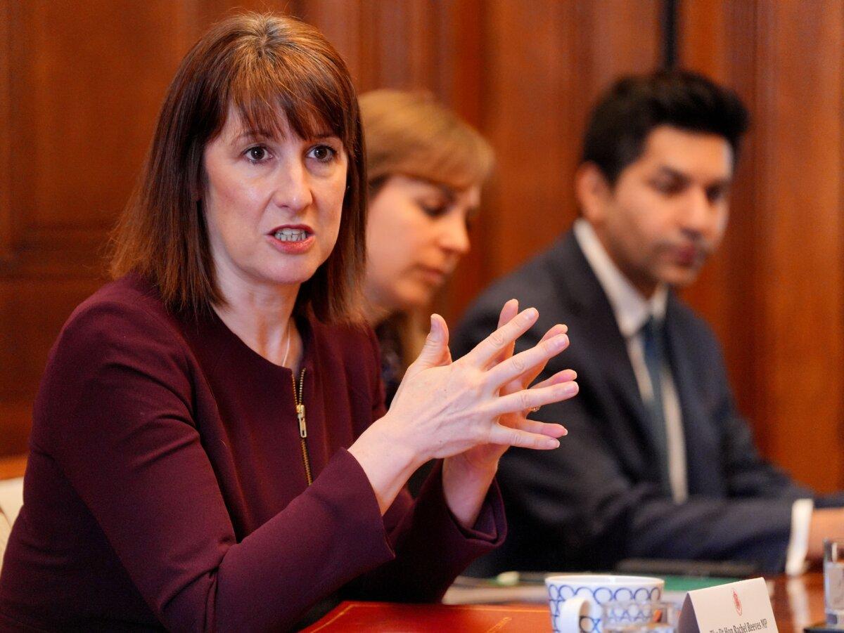Chancellor of the Exchequer Rachel Reeves during a meeting with regulators at Downing Street in London on March 17, 2025. (Jonathan Brady - WPA Pool/Getty Images)