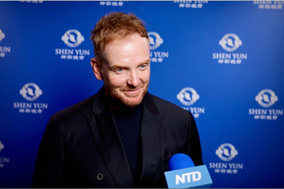 Piers Ward enjoyed Shen Yun at Terrace Theater in Long Beach, Calif., on March 22, 2025. (NTD)