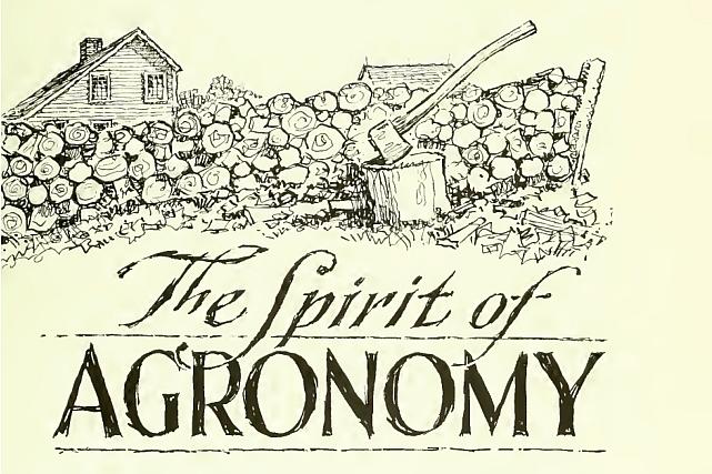 America and the Spirit of Agronomy