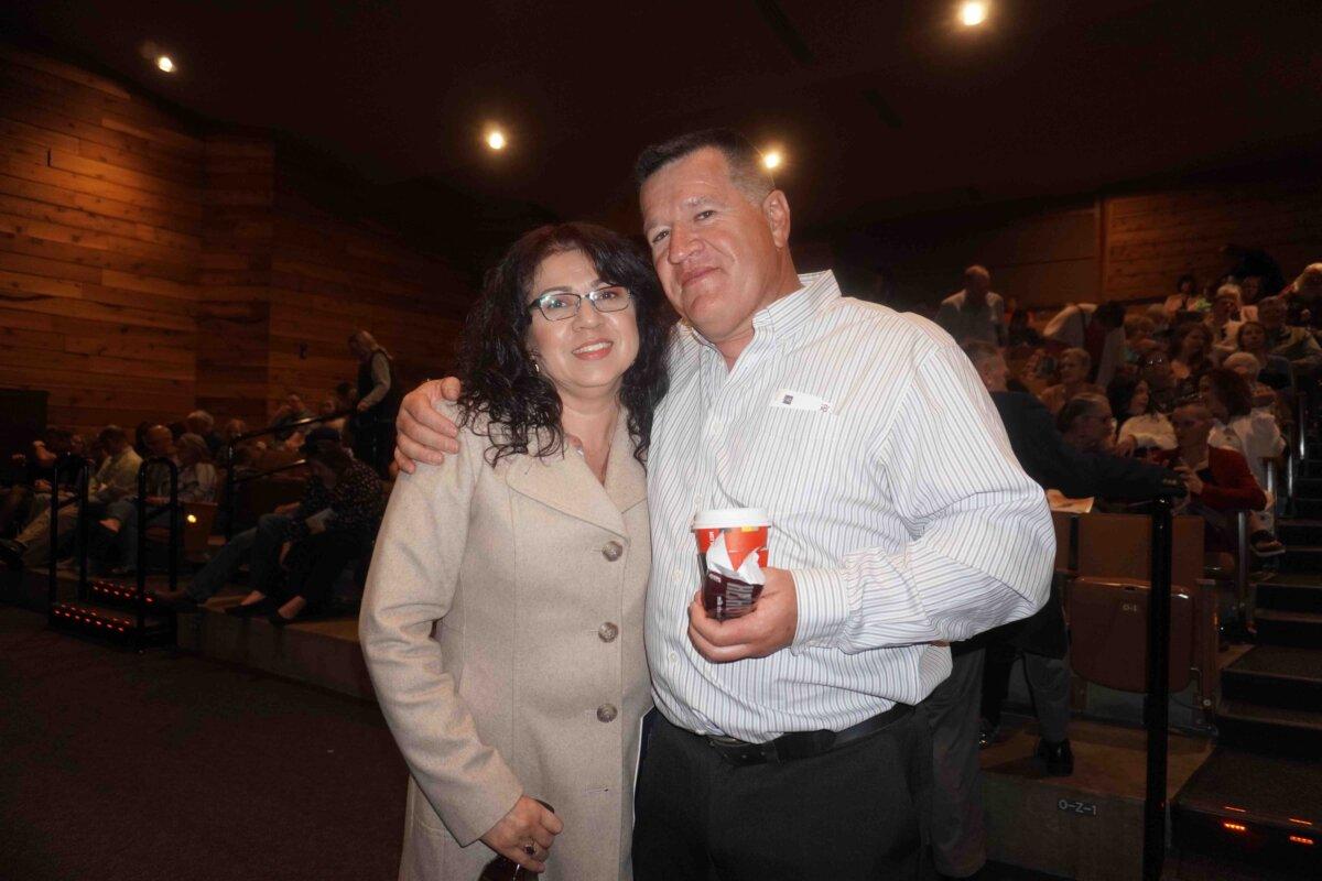 Maria Hernandes and Miguel Oliva enjoyed Shen Yun's evening performance at the Cheyenne Civic Center on March 26, 2025. (Mary Mann/The Epoch Times)