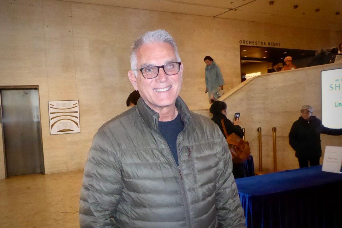 George Dupree enjoyed Shen Yun at the David H. Koch Theater at Lincoln Center on March 27, 2025. (Frank Liang/The Epoch Times)