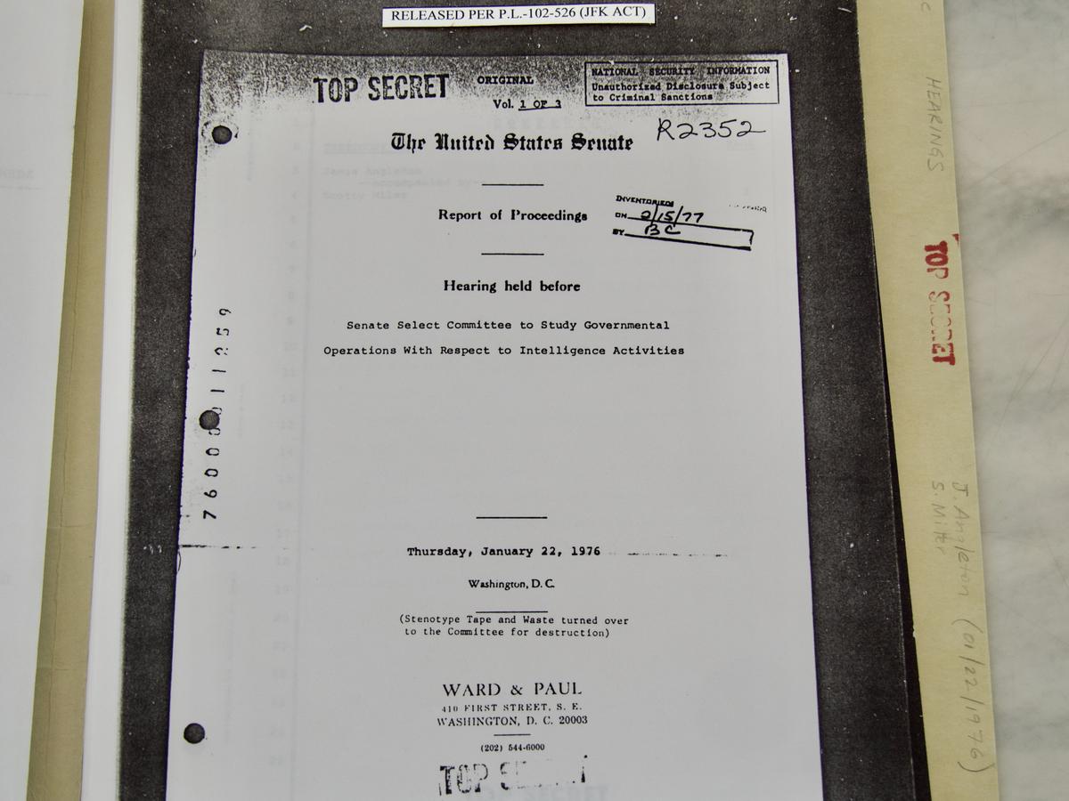 Long Hidden Spy Chief Testimony Uncovered in National Archives