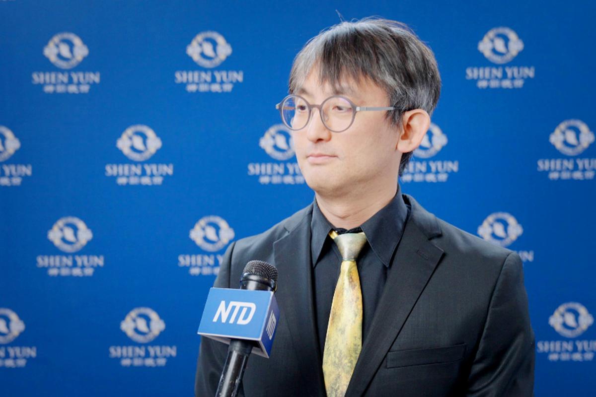 Concert pianist Ricker Choi, from Hong Kong, enjoyed Shen Yun at Toronto's Four Seasons Centre on March 29, 2025. (NTD)