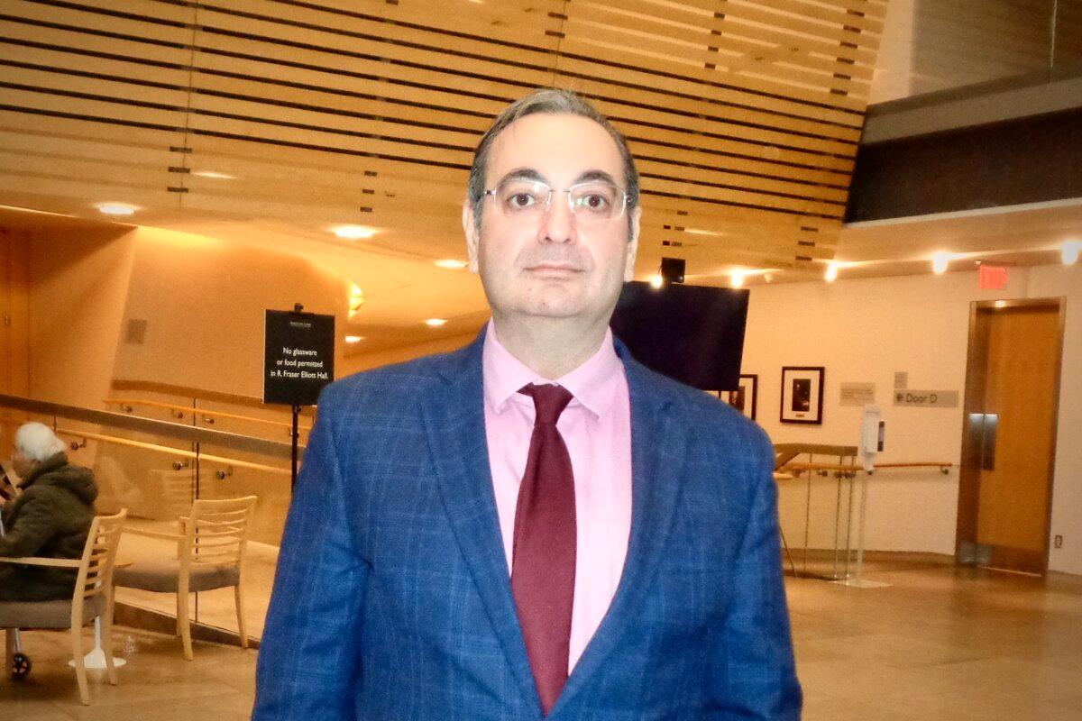 Joseph Aminian attended Shen Yun Performing Arts at the Four Seasons Centre for the Performing Arts, in Toronto, on April 2, 2025. (NTD)