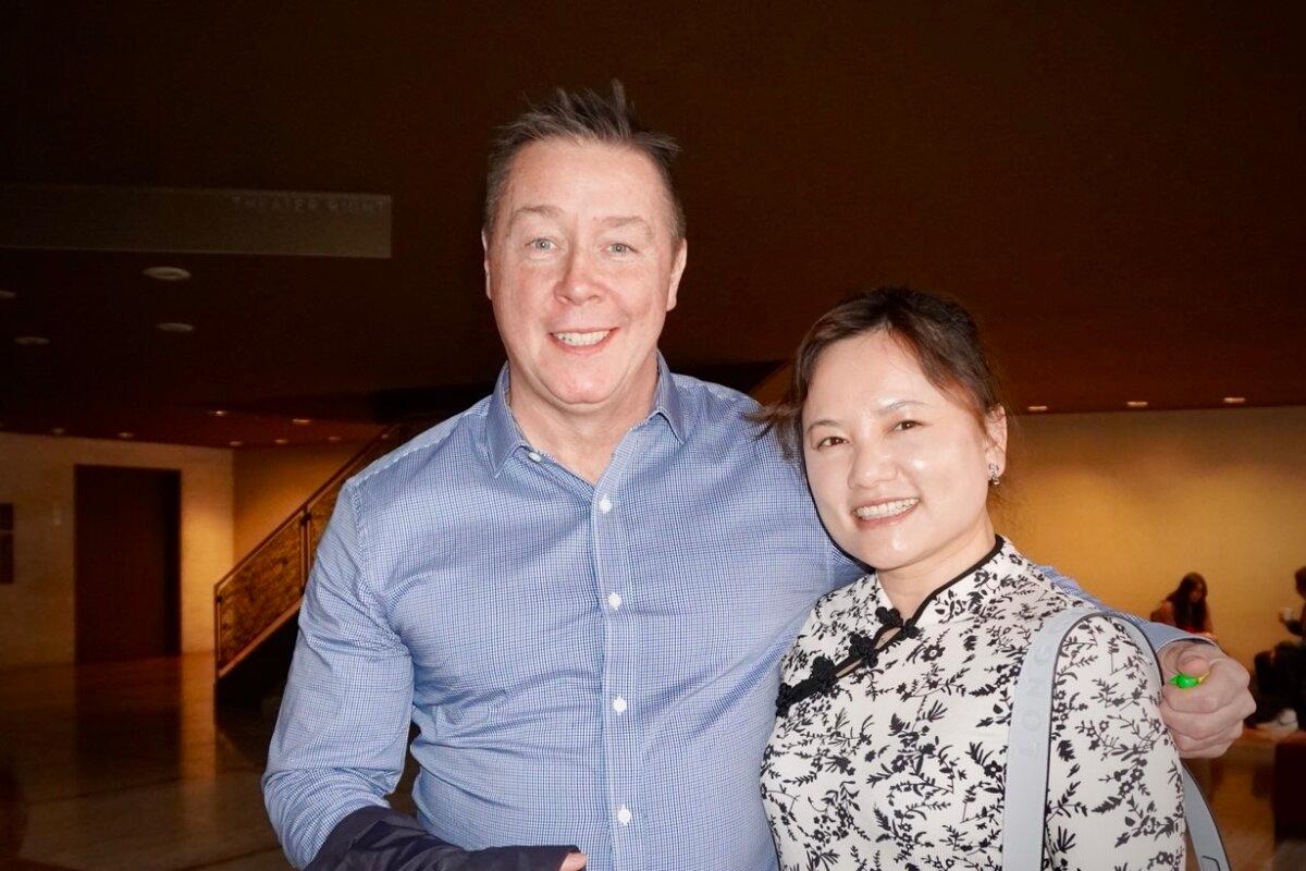 Tom O'Boyle enjoyed Shen Yun at the David H. Koch Theater at Lincoln Center on April 6, 2025. (Sally Sun/The Epoch Times)