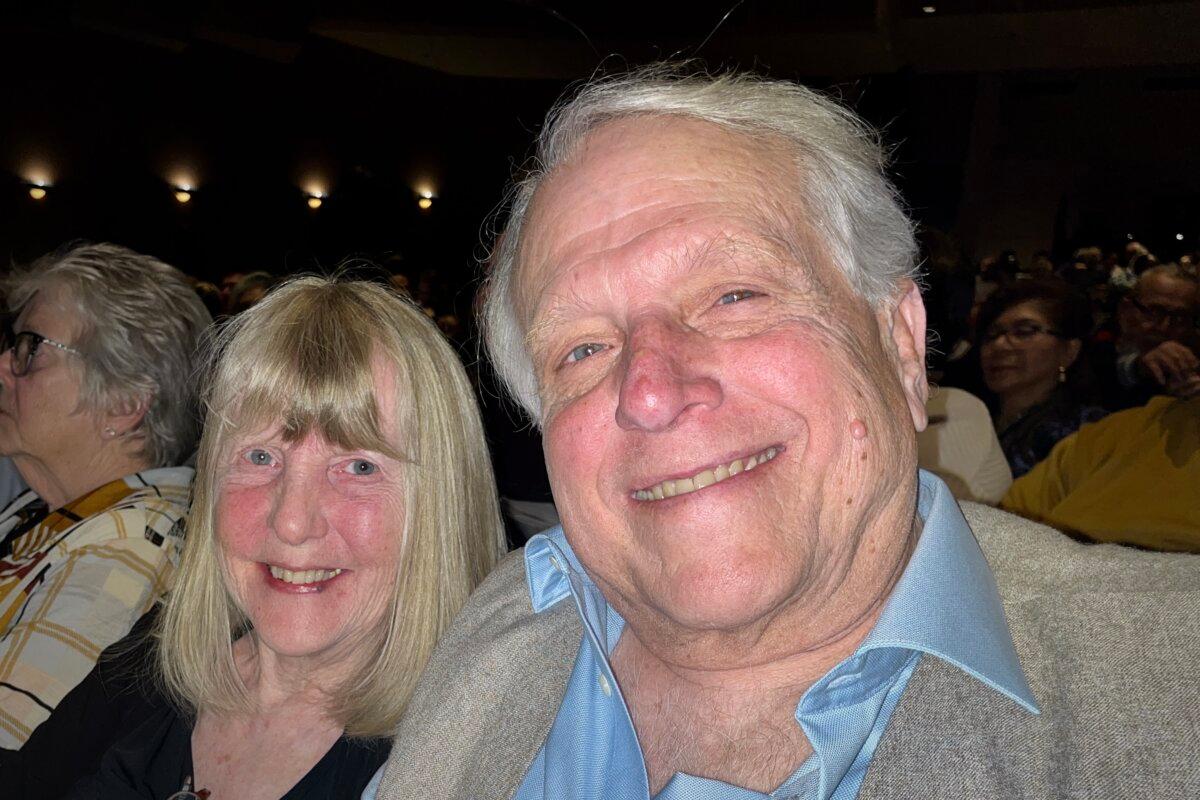 Cathy and Tom Lograsso enjoyed Shen Yun at the Center for Performing Arts at Governors State University, at University Park, Illinois, on April 11, 2025. (Stacey Tang/The Epoch Times)