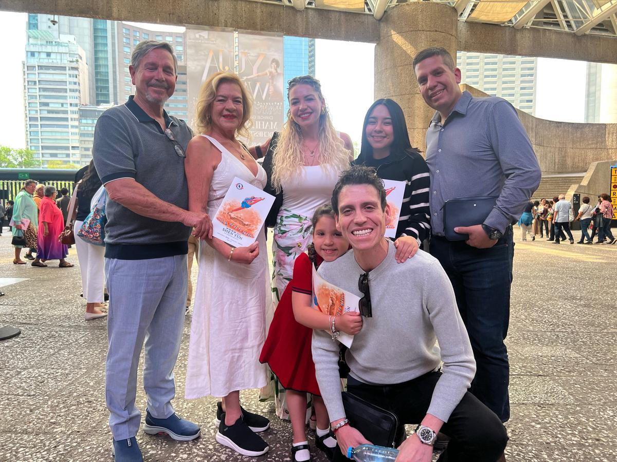 André Fullón Gómez and his family enjoyed Shen Yun at the Auditorio Nacional in Mexico City on May 3, 2025. (Jane Yang/The Epoch Times)
