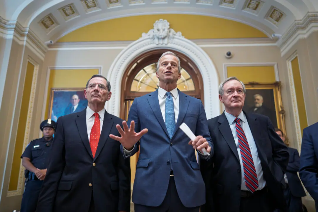 Senate GOP Leaders Speak to the Press After Policy Meeting