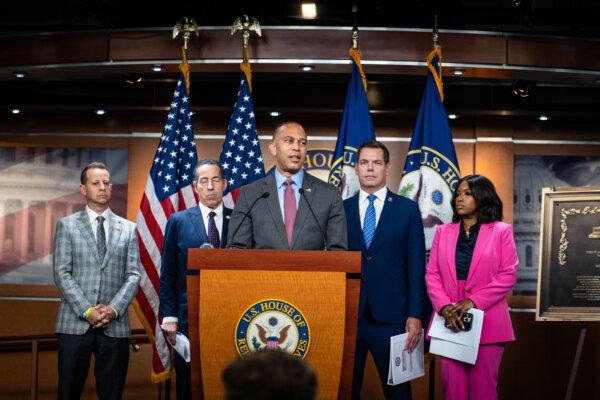 Democratic Leader Hakeem Jeffries and House Democrats Hold Press Event