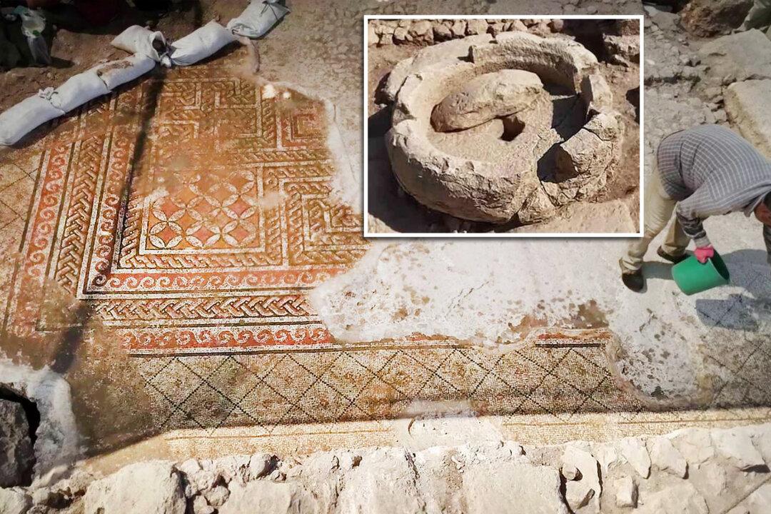 Archeologists Uncover Magnificent Byzantine-Era Mosaic in 1,600-Year-Old Luxury Estate in Israel