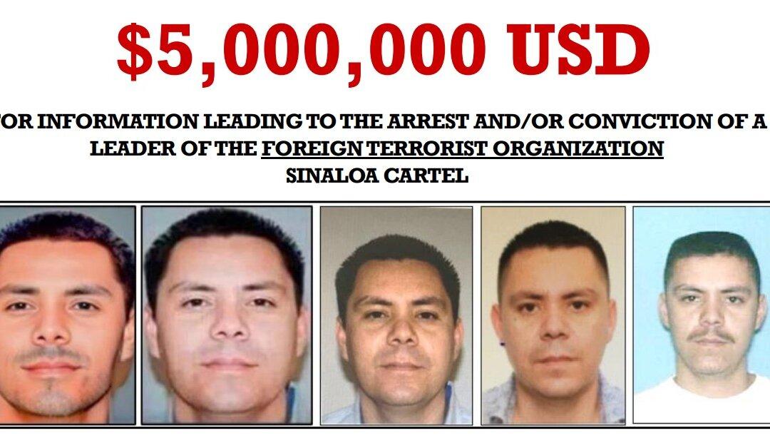 US Offers $5 Million Reward for Information Leading to Arrest of Sinaloa Cartel Faction Boss