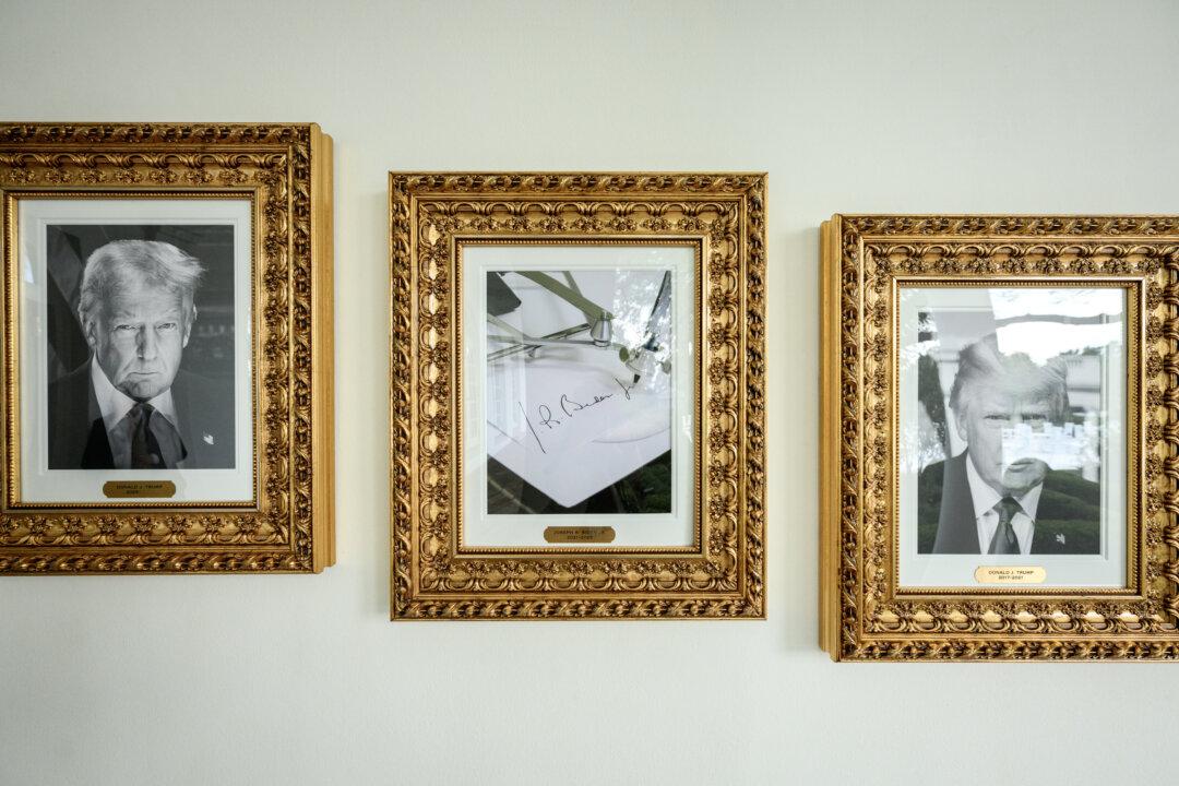 Trump Hangs Portrait of Joe Biden Autopen in New White House Presidential Wall of Fame