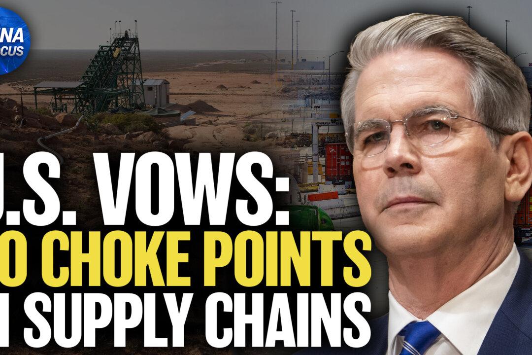 Bessent: US Must Control Its Own Destiny, No Choke Points in Supply Chains