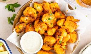 Buffalo Cauliflower Bites