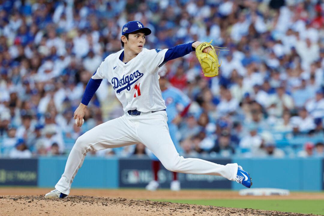 Rookie Right-Hander Sasaki Brings Dodgers Some Postseason Relief