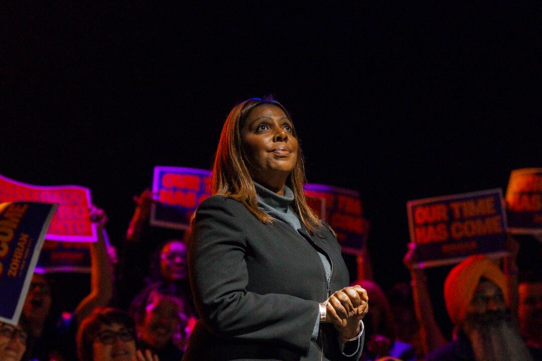 New York AG Letitia James Speaks at Rally in First Appearance Since Indictment