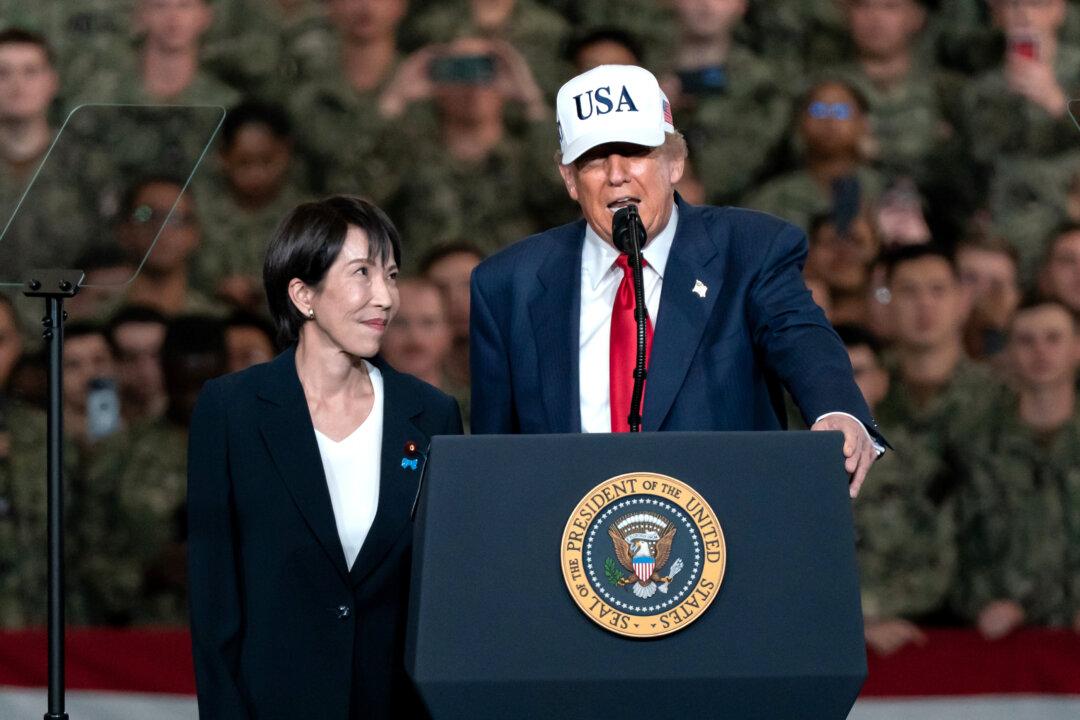 Trump Addresses American Troops Aboard USS George Washington in Japan