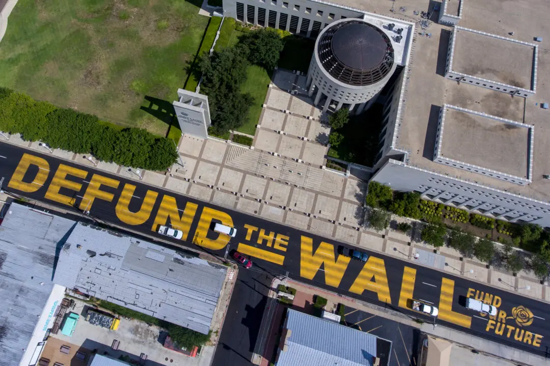 Laredo ‘Defund the Wall’ Mural Removed After City’s Funding Threatened