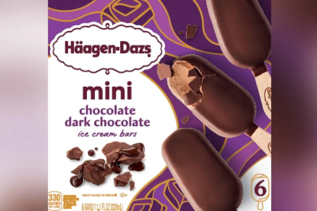 Haagen-Dazs Ice Cream Bars Recalled in 31 States Due to Wheat Allergen