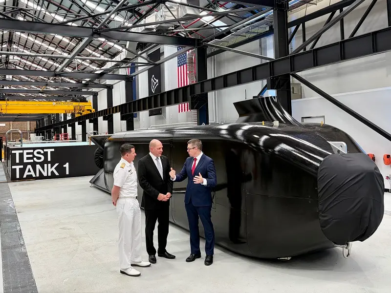 First ‘Ghost Shark’ Unmanned Underwater Vehicle Rolls Off the Production Line