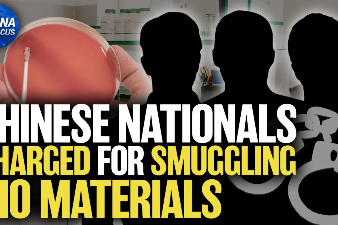 US Charges 3 Chinese Nationals for Allegedly Smuggling Bio Material