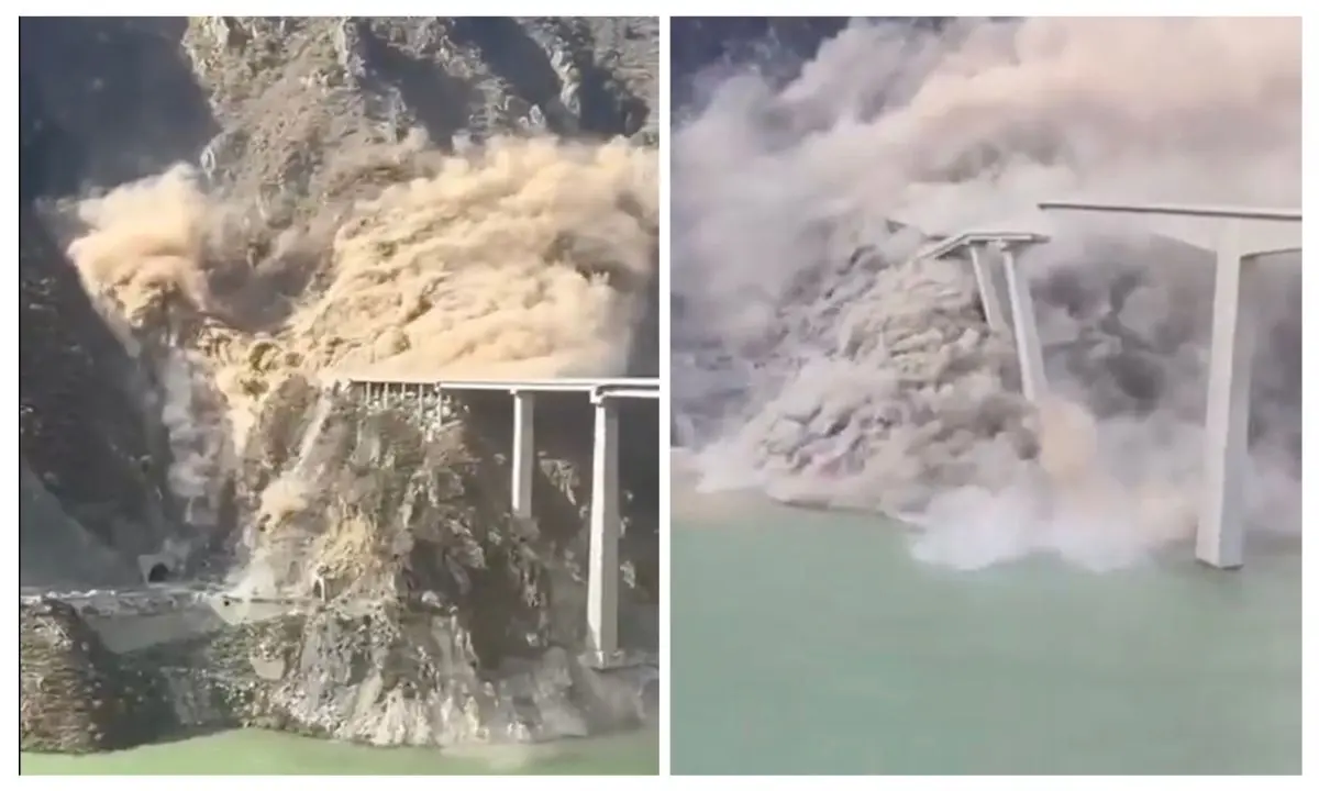 New Bridge Collapses in China’s Sichuan, Less Than 10 Months After Opening thumbnail