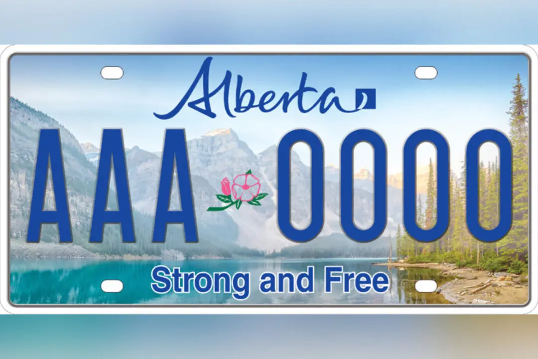 Alberta Unveils New ‘Strong and Free’ Licence Plate Design